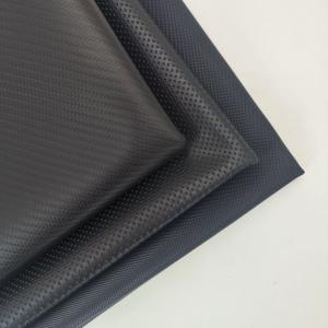 Buy cheap Bi Stretch PVC Leather For Car Seat Cover Resilient Black Color from wholesalers