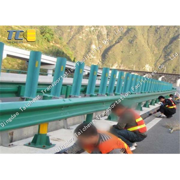 Traffic Highway Guardrail Roadway Safety Crash Barrier W Beam Guardrail