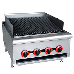 China Tabletop Gas Grill 24&quot; 4 Burners Commercial Kitchen Equipment wholesale