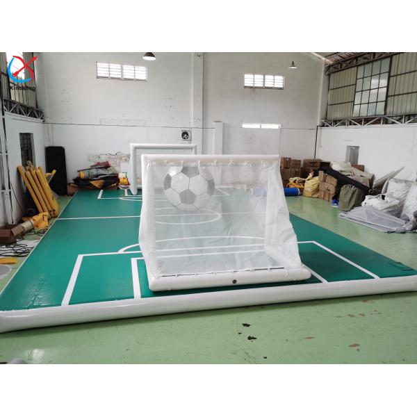Customized Football Field Interactive Sport Games Inflatable Water Soccer Field