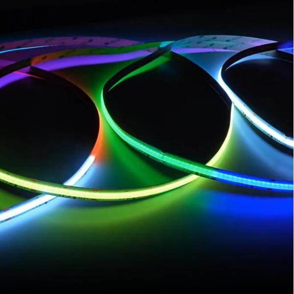 Colorful magic COB RGB LED strip pixel 12V smart high density 720 LED/m digital COB strips lights