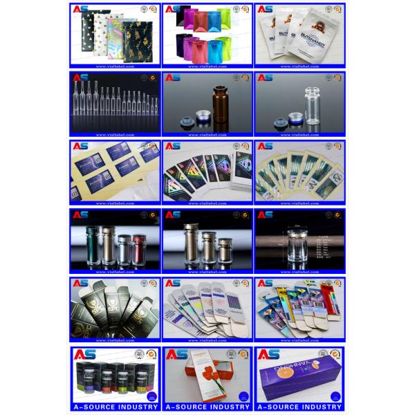 Medical 2ml Bottles Packaging PVC Transparent Blister Trays In Stock 10