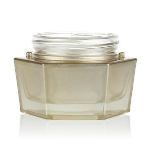 Luxury 30g Cosmetic Jar Packaging Skincare Hexagonal Glass Jars