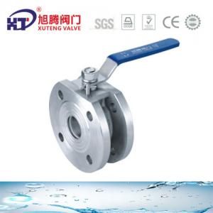 China Stainless Steel Wafer Ball Valve with Handle US Currency and Blow-Down Function wholesale