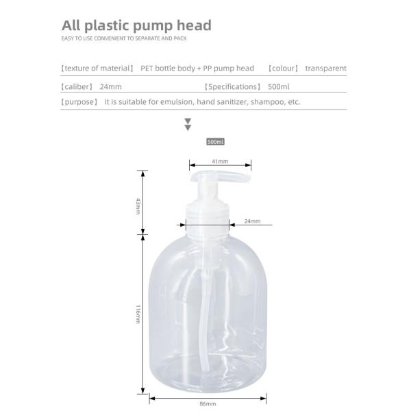 24 - 410 28 - 410 Mono PP Plastic Lotion Pump Skin Care Packaging Allplastic Lotion Pump UKAP04