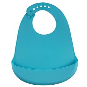 Waterproof Foldable Silicone Bucket Bib Easy Carry FDA Certified Silicone