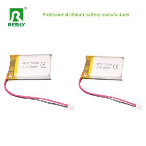 Lithium Polymer Lipo Battery Cell 502030 3.7v 250mAh For Bluetooth Speaker