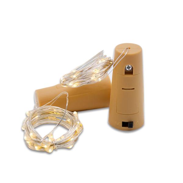 2M LED Garland Copper Wire Corker String Fairy Lights for Glass Craft Bottle New Year/Christmas/Valentines Wedding Decor