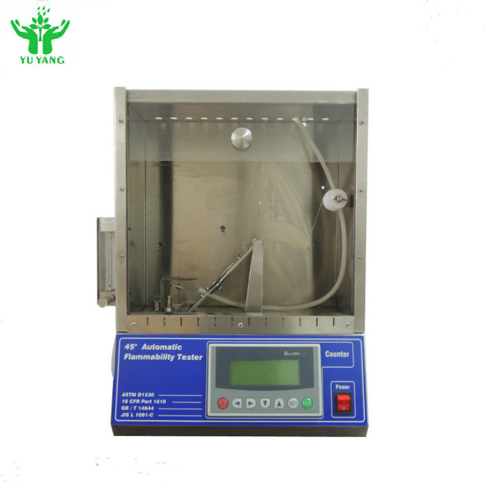 China ASTM D1230 Automatic Flammability Tester Operating Procedure Of 45 Degree wholesale