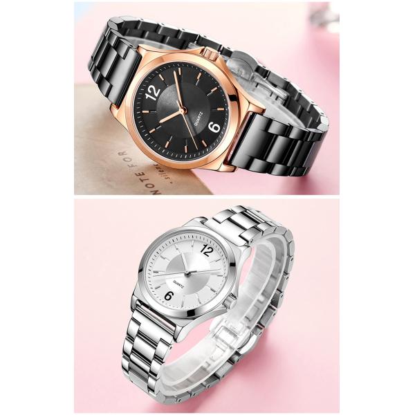 Fashion Japanese Movement Women's Watch Waterproof Stainless Steel Strap