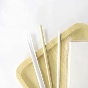 China Customer Printed Individually Wrapped Paper Straws 0.25 Inches Diameter on sale