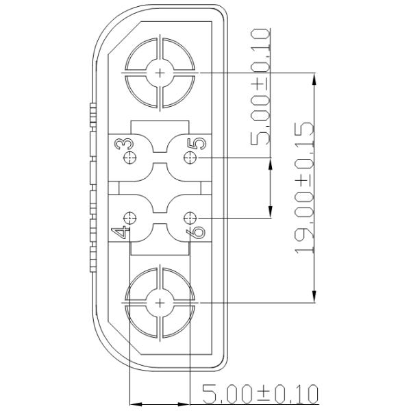 XT90S PCB Panel Mount Connector , Aircraft Plug Male And Female Connector For Brushless Motor