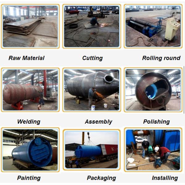 380v/50hz Used Car Engine Oil Recycling Vacuum Distillation Machine D1200*3000mm