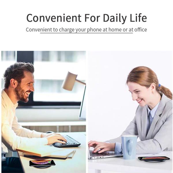 Essager 2022 Mirror Desktop Wireless Mobile Phone Charger Fast Qi Wireless Charger 10W