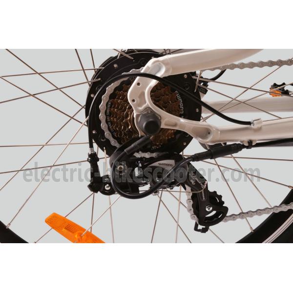 7 Speed 27.5" Electric Mountain Bicycle , 36V 10.4Ah Battery Operated Mountain Bikes