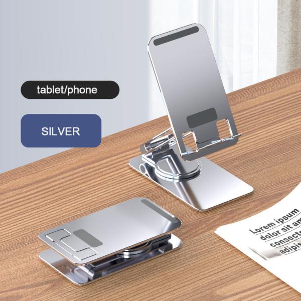 360 Degree Rotation Mobile Phone Holder Alloy Foldable For Desk