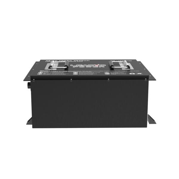 5000 Times 100Ah 36V LiFepo4 Golf Cart Battery Smart With LCD / Bluetooth