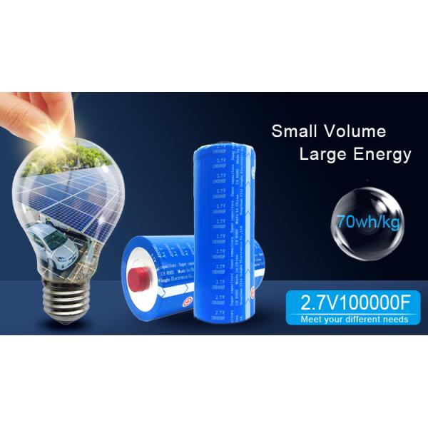 100000F Supercapacitor Bank 2.7V For Emergency Power Backup Systems