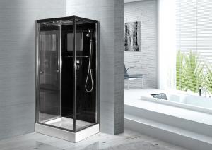 China Convenient Comfort Bathroom Shower Glass Enclosure Kits , Glass Shower Units on sale