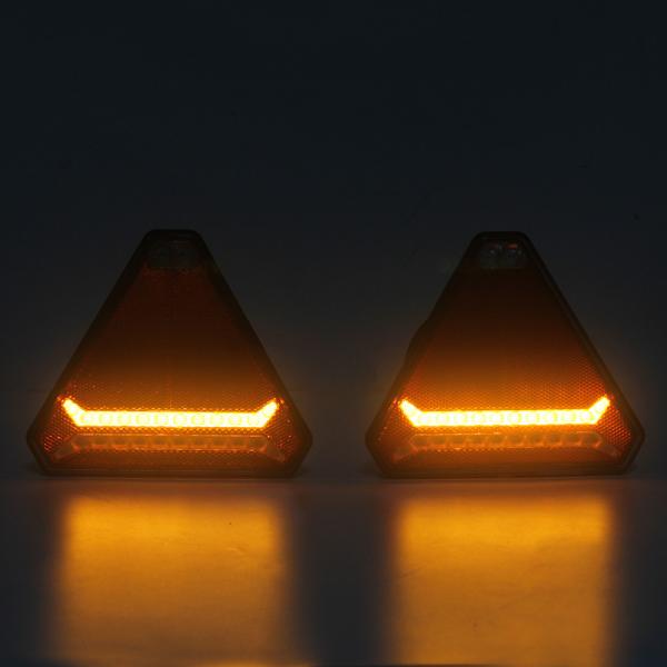 China COB Wireless Trailer Lights Kit Truck Rechargeable Led Tail Indicator Brake Fog Warning Reflector wholesale