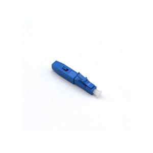 China LC UPC Fiber Optic Fast Connector Pre - Embedded Blue For 0.9mm Tight Buffer Cable wholesale