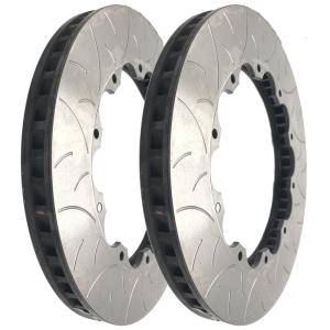 China Mini F56 Dragon Auto Brake Discs 330x32mm Slotted Brake Disc wholesale