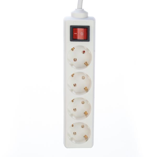 Customized Power Socket Power Strip with Independent Switch 4 Outlets