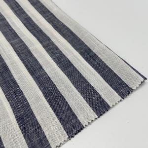 China Yarn Dyed Lightweight Linen Viscose Fabric Moisture Absorption 138cm 180gsm 55% Linen 45% Rayon S15-037 wholesale