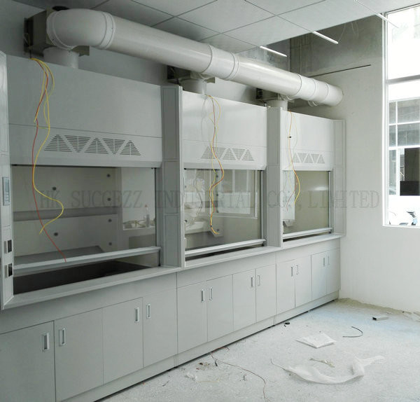 Acid Resistant Steel Laboratory Fume Hood Multiscene Practical