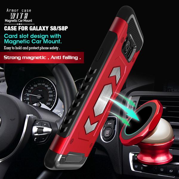 Anti Falling Card Slot Smartphone Protective Case For Sumsang Galaxy S8 / S8P