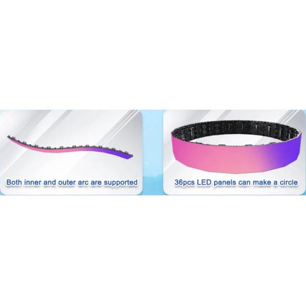 P2.6mm P2.9mm Outdoor Rental LED Display Front Serice Support Curve Shape
