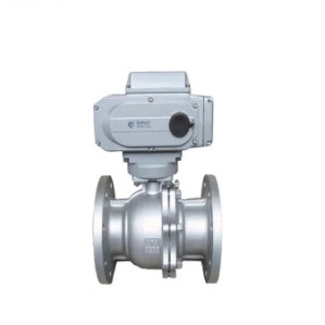 China IP67 Stainless Steel Flange Connection Electric Acid Resistant Ball Valve wholesale