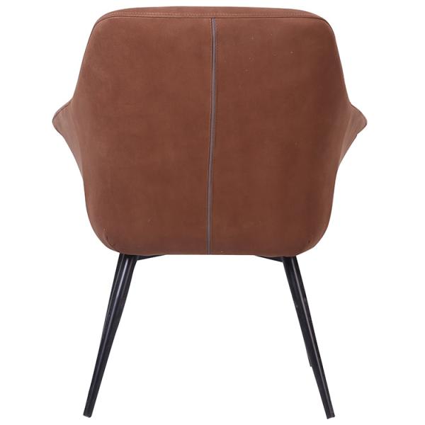 Home Furniture General Synthetic Leather Low Back High PU Leather Dining Chairs for Modern Minimalist Room