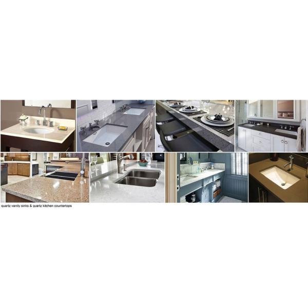 QS-sd01 Quartz Stone Countertops Artificial stone dining tables top