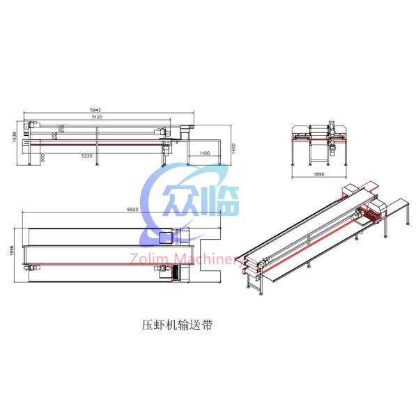 High Quality And Cheap Automatic Tempura Machine With Shrimp Stretching Machine