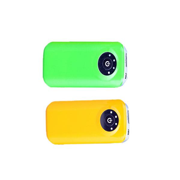 Fish Mouth Shape Plastic Power Bank 2600mah Short Circuit Protection
