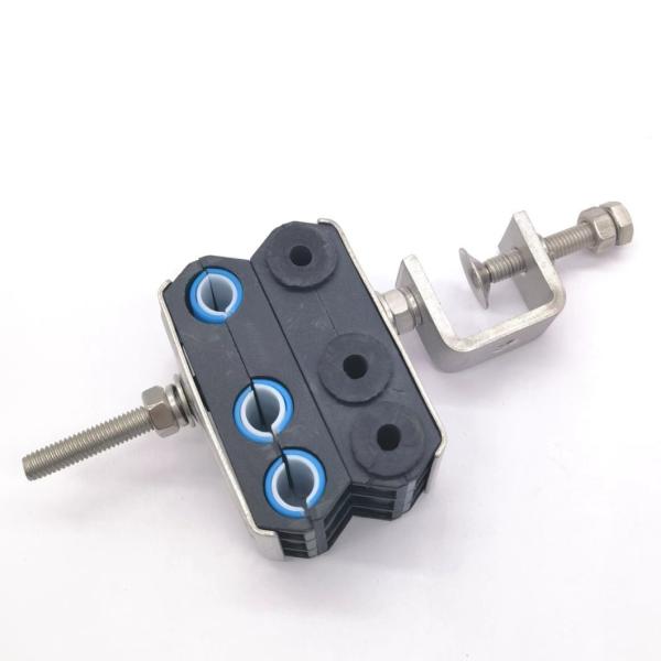 Fiber Power Optic Clamp 5-7 mm, 19-25 mm 3 Way Cable Feeder Clamp Used by Maxdao