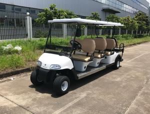 China 48V Large Capacity Battery Powered 8 Person Golf Cart With Reverse Folding Seats wholesale