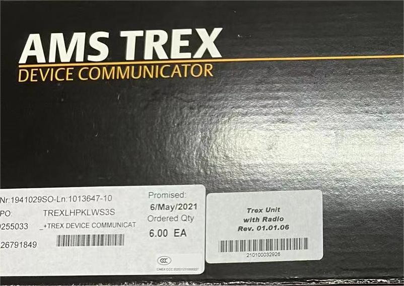 China TREXLHPKLWS3S EmersonDevice Communicator Plus comm module, HART, (Li-ion), IS, Wireless, Standard Support (3 Years) wholesale