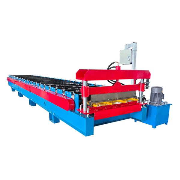 Plc Control Automatic Steel Sheet Metal Roll Forming Machine Roofing Tile