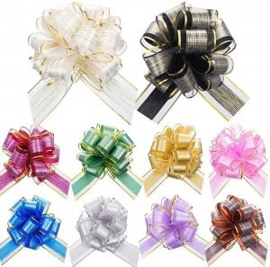 China Polyester Gift Wrap Ribbon Bow Multi Colored Width 2.0cm 5.0cm on sale
