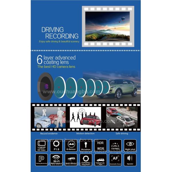Ouchuangbo Hidden car dvr video recorder for Great Wall Hover H6 high definition 1920*1080 wifi car black box