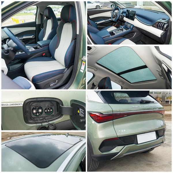 2023 Top Selling BYD YUAN PLUS Pure EV Car 510km Range 0km Used Electric Vehicle Tyre size 215/60R17 4455*1875*1615mm