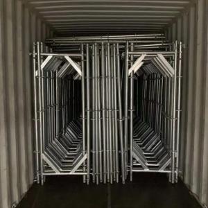 China High Load Capacity and Powder Coated Frame System Scaffolding for Customized Projects wholesale