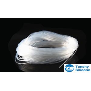 China LFGB Odorless OD 0.15mm Platinum Flexible Silicone Tubing wholesale