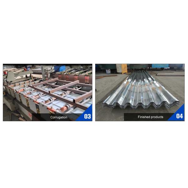 corrugation wave shape galvanized steel roofing sheets 