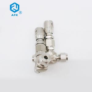 China Industrial Grade 1 2 Ss Needle Valve Ferrule Connection wholesale