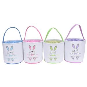 Diy Printable Sublimation Easter Basket Personalized Easter Bunny Sublimation Bags