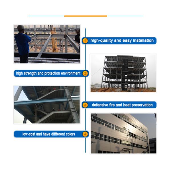 Industrial Steel Structure Plant ISO9001 2008 Certified
