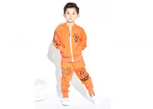 China Casual Kids Boys Clothes Boys Sports Wear Sets Fully Zipper With Long Length Pants wholesale